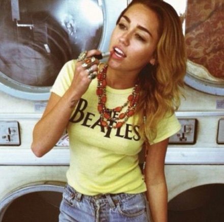 Miley Cyrus Laundry Photoshoot