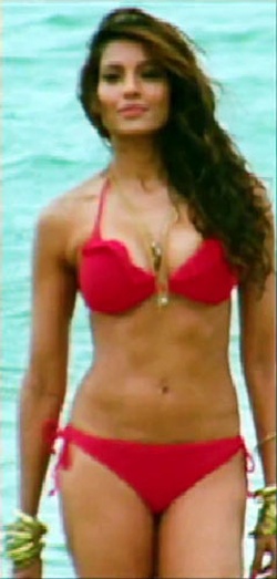 Bipasha in red bikini