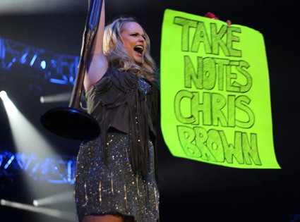 Miranda Lambert isn't a fan of Chris Brown