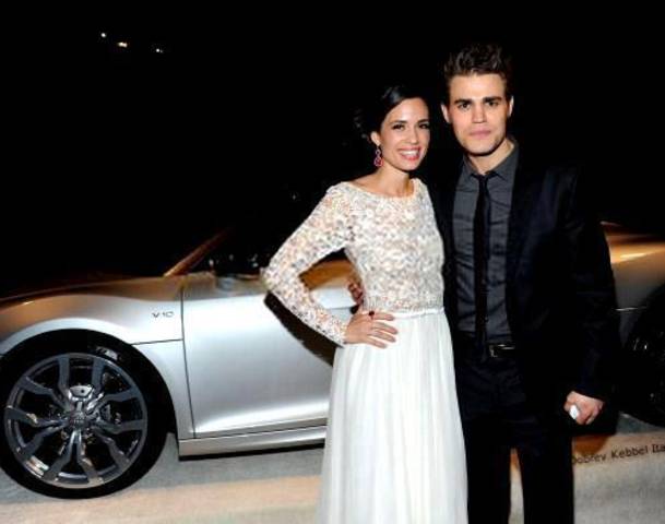Nina Dobrev and Ian Somerhalder Arrives in LA For Elton John party Nina Dobrev and Ian Somerhalder Arrives in LA For Elton John party