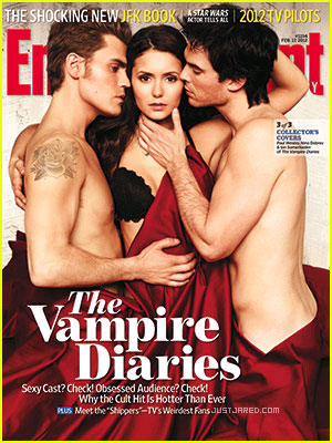 Nina Dobrev and Ian Somerhalder