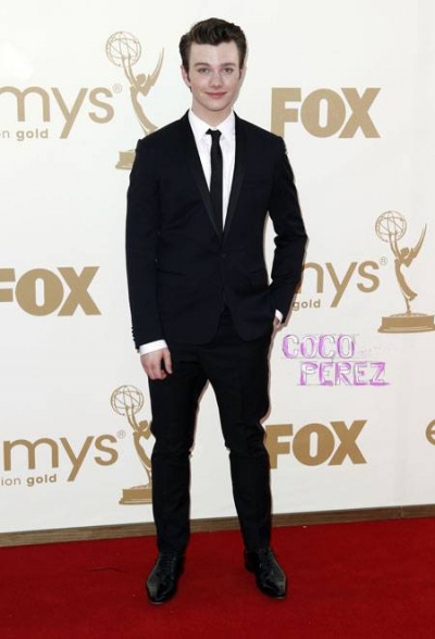 chris colfer glee star struck by lightning