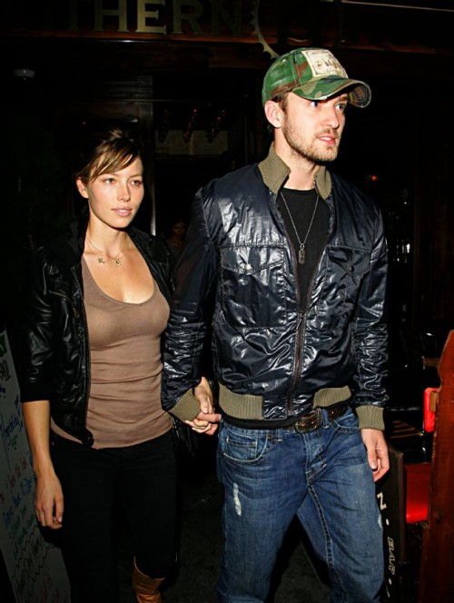 Jessica Biel with justin