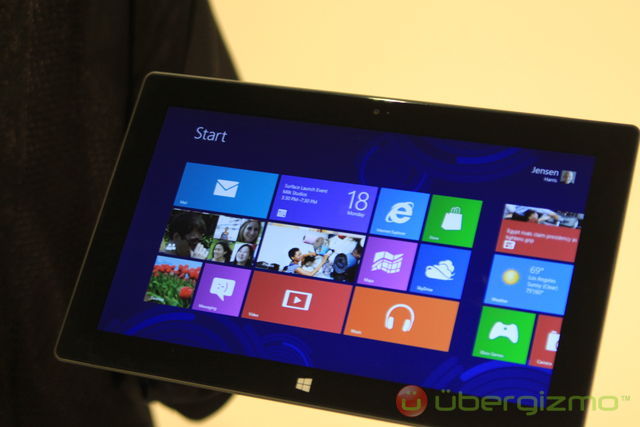 Microsoft unveils its first ever tablet in California