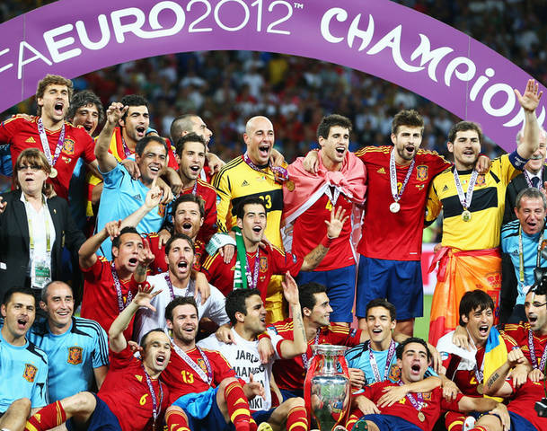 Exclusive Pictures - Spain Wins UEFA 2012 Championship