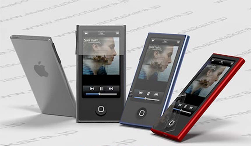 apple ipod nano new design