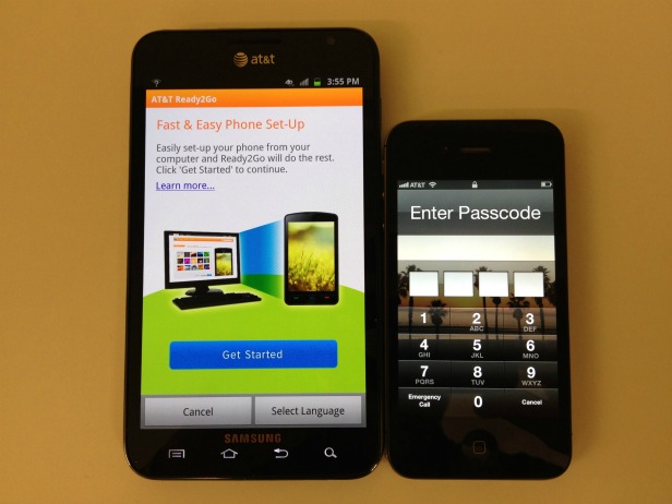 iPhone 5 vs Samsung Galaxy Note 2 