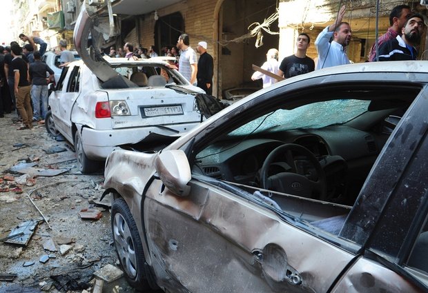 Syrian Regime Airstrike 10 killed in Damascus