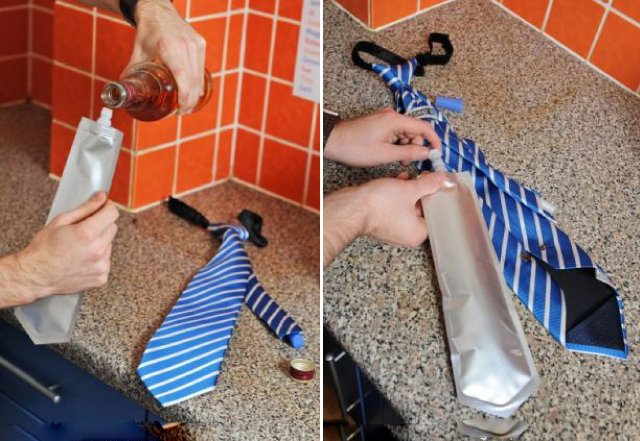 Flask Tie Comes with Hidden Flask Inside