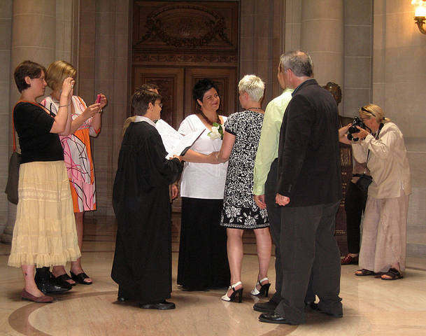 Same Gender Marriages Continue in San Francisco