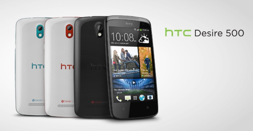 The HTC Desire 500 is powered by 1.2GHz Qualcomm Snapdragon200 quad-core processor coupled with 1GB of RAM.
