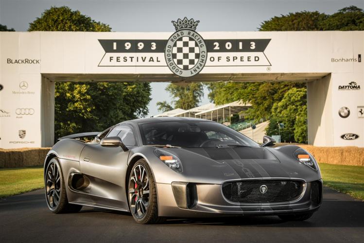 Jaguar C-X75 Hybrid Supercar - Goodwood