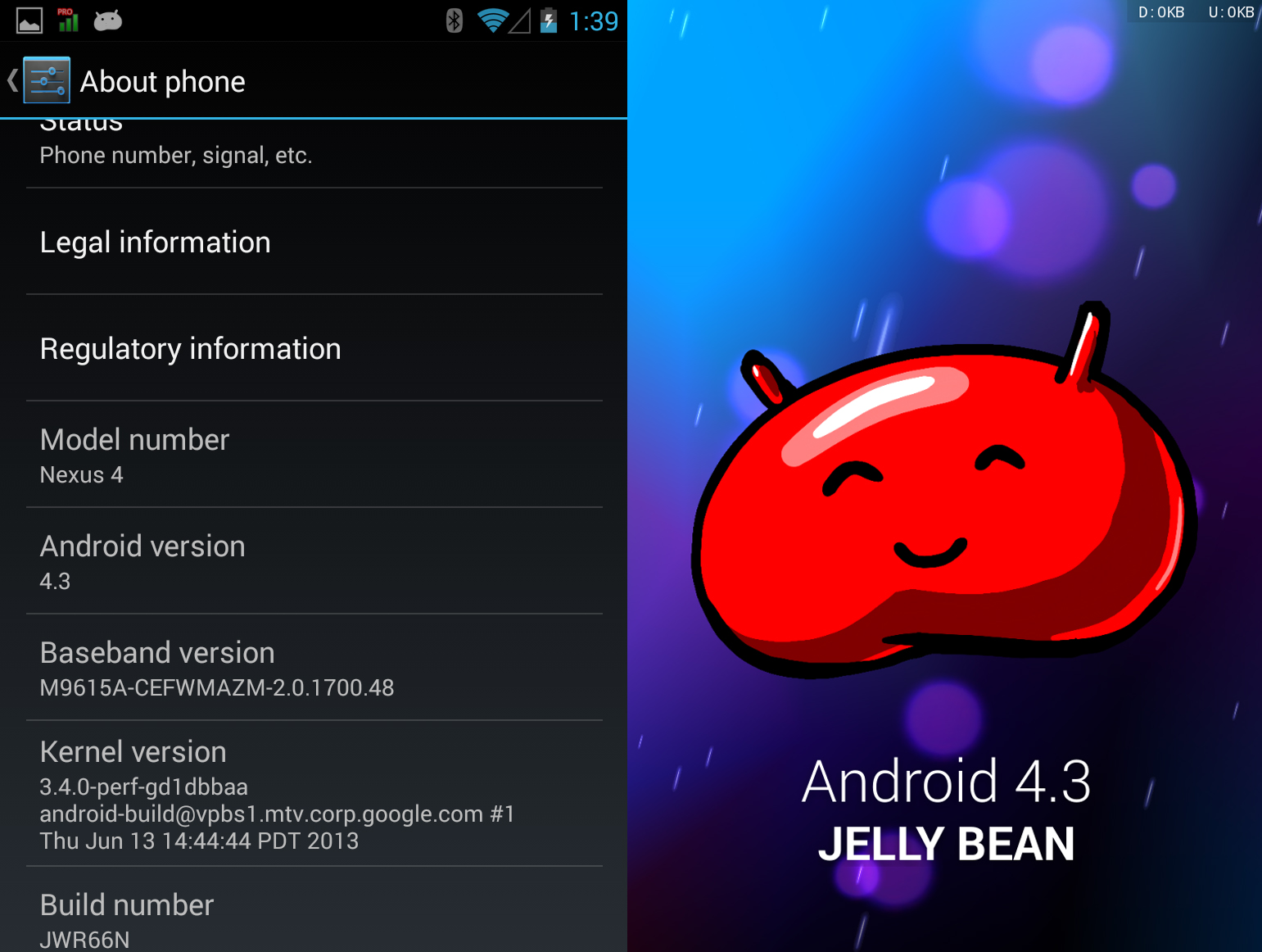  android 4.3 for nexus 4