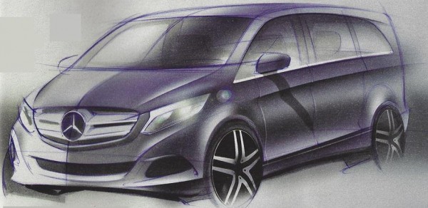 Official Sketches of 2014 Mercedes Viano Revealed